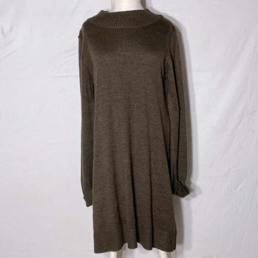 Moiety Brown Knit Sweater Dress M